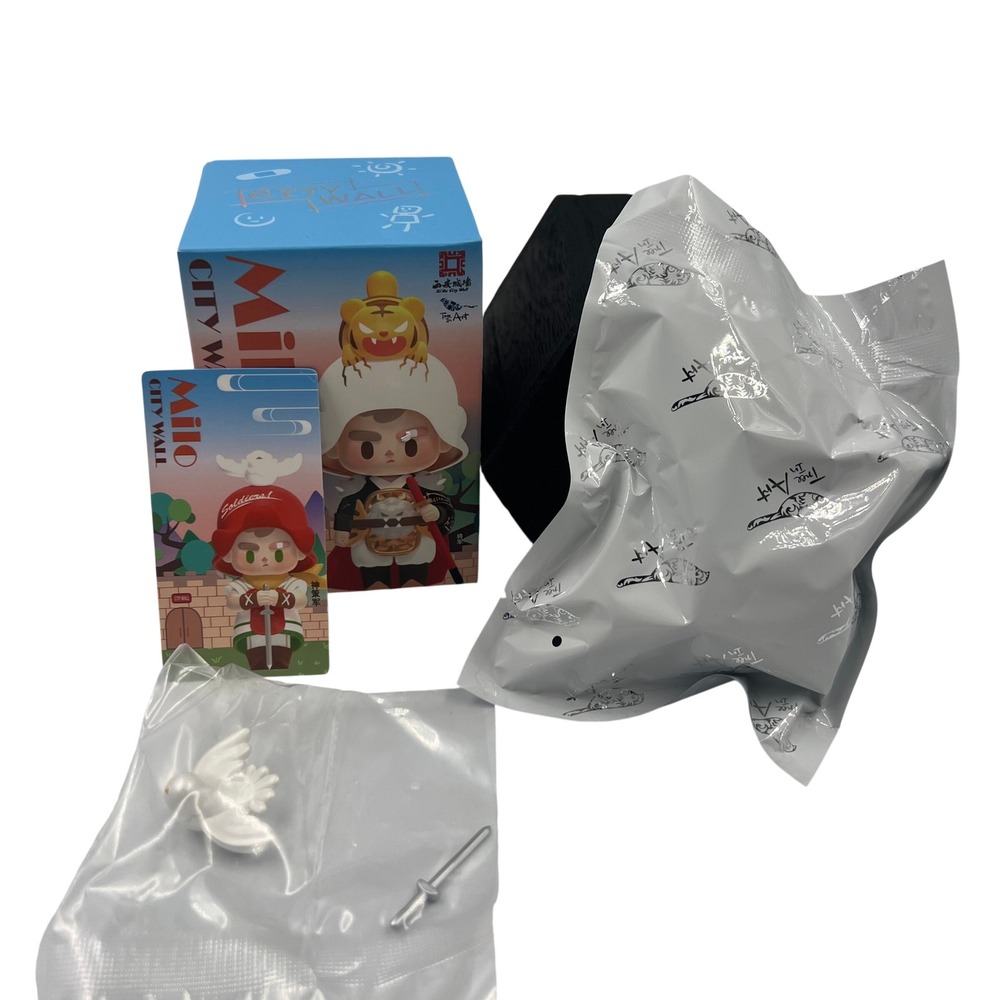 Treein Art Milo City Wall Shence Army Blind Box Figure Confirmed Card Box Set